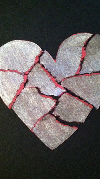 Broken Heart, Aesthetic Broken Heart HD phone wallpaper