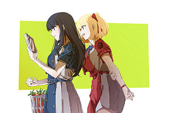 Chisato Nishikigi & Takina Inoue, Takina Inoue, Chisato Nishikigi, Anime, Lycoris Recoil HD wallpaper