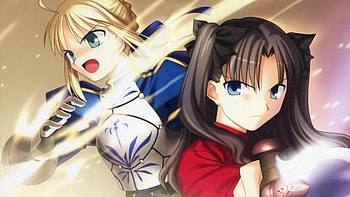 Anime - Fate/Stay Night Saber (Fate Series) Rin Tohsaka HD wallpaper