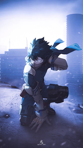 DEKU デク, bokunohero, midoriya, city, bokunoheroacademy, bakugou, myhero, academy, anime, izuku HD phone wallpaper