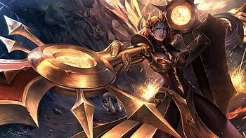 Leona, League of Legends HD wallpaper