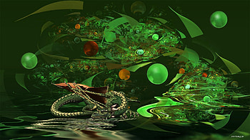 Abstract, Background, Dragon HD wallpaper