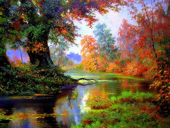 ★Autumn in the Forest★, colorful, colors, scenery, bright, trees, autumn, fall season, stunning, most ed, attractions in dreams, forests, paintings, beautiful, seasons, creative pre-made, love four seasons, leaves, nature HD wallpaper