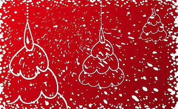 Holidays, Background, Snow, Fir-Trees HD wallpaper