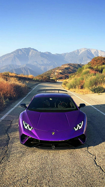 Lamborghini Auto, Purple , Stylish vehicle HD phone wallpaper