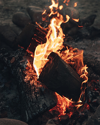 Fire, Bonfire, Coals, Flame, Miscellanea, Miscellaneous, Firewood, Heat, Fever HD phone wallpaper