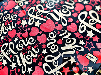 Hearts, Stars, Love, Words, Paint, Lettering, Inscriptions HD wallpaper