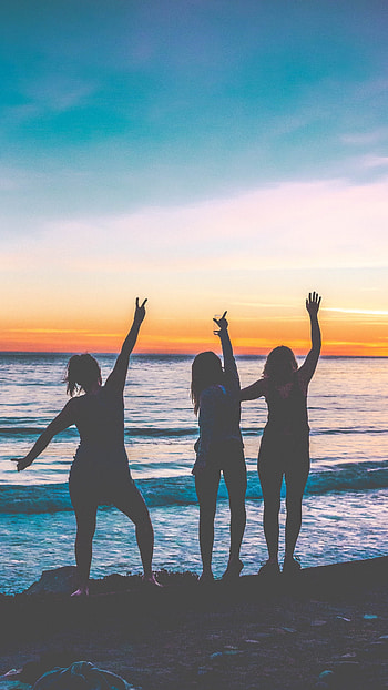 Friendship Live, Beach In Friends HD phone wallpaper