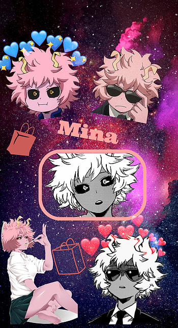 Ashido Mina, art, My hero, my hero acadamia, boku no hero, boku no hero acadamia HD phone wallpaper