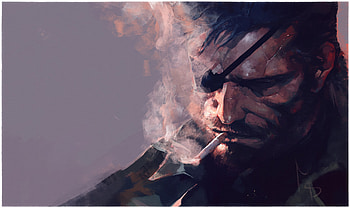 Venom Snake – Metal Gear Solid Illustration, video game, Metal Gear Solid, Venom Snake, illustration HD wallpaper