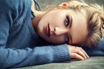 Blue Eyes Girl, eyes, girls, graphy HD wallpaper