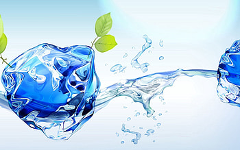 Abstract, Water, Spray, Splash, Ball, Sprout HD wallpaper