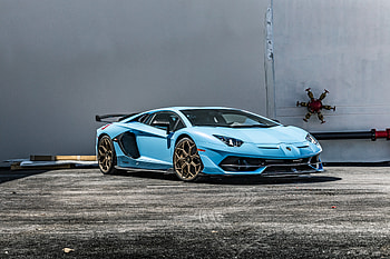 Blue Lamborghini Aventador SVJ — Ultra, vehicle, Lamborghini Aventador SVJ HD wallpaper