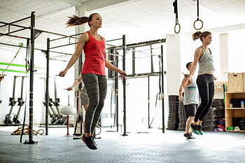 Group fitness, Rope Jumping HD wallpaper