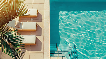 Relaxing Poolside Vibes -, pool, poolside vibe, summer, relaxation HD wallpaper