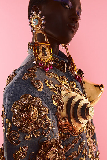 Schiaparelli, Couture 2021 collection, Bold and artistic, Expressive fashion HD phone wallpaper