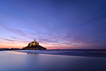 france normandy mont saint-michel island castle france normandy mont -saint- michel island HD wallpaper