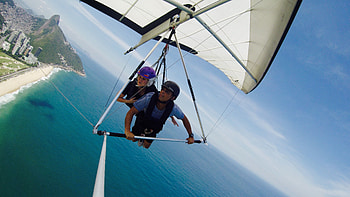 Adventure flying tips, Daredevil sports, Paragliding in Germany, Famous castles HD wallpaper