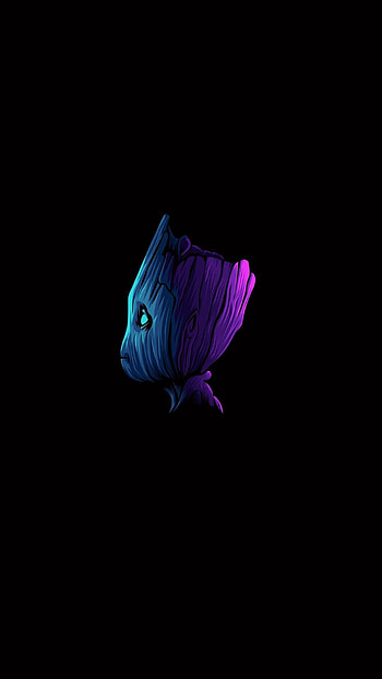 Baby Groot minimal art, , Marvel's cosmic cutie, Mesmerizing beauty HD phone wallpaper