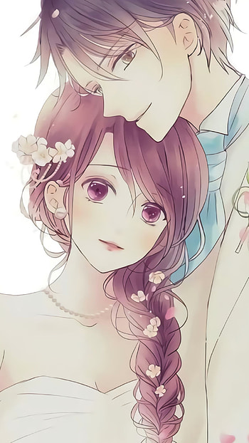 Love01, love, couple, white, wedding, anime HD phone wallpaper