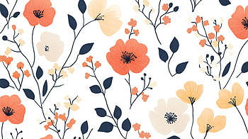 Vibrant Floral Pattern - Ultra, flower, floral pattern, botanical, design HD wallpaper