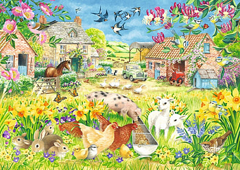 Lambing Season, horses, pigs, animals, sheep, farm HD wallpaper