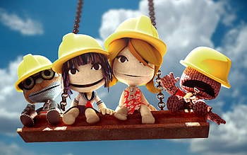 Sackboy, LittleBigPlanet, Gaming adventure, PlayStation universe HD wallpaper