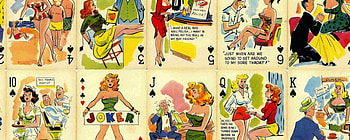 Spades, cards, suits, cartoons, funny, funnies, art deco HD wallpaper