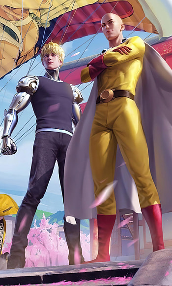 Genos, Garena Fire, One Punch Man HD phone wallpaper