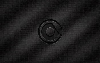 Nicky Romero carbon logo, , Nick Rotteveel, grunge art, carbon background, creative, Nicky Romero black logo, Dutch DJs, Nicky Romero logo, Nicky Romero HD wallpaper