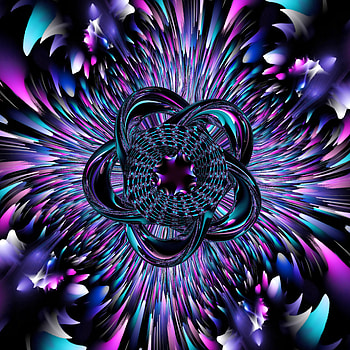 Twist and Burst, aqua, magenta, pink, blue, color, design, colorful, lights HD phone wallpaper