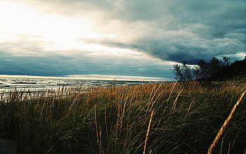 Stormy Beach, beaches, clouds, beautiful, nature, storm, ocean HD wallpaper
