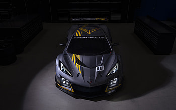 Chevrolet Corvette Z06 GT3.R, vehicle, Chevrolet Corvette Z06 HD wallpaper