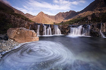 Waterfall, cool, beautiful HD wallpaper