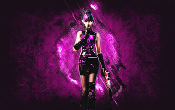 Fortnite Purple Rune Kor Skin, Fortnite, main characters, purple stone background, Purple Rune Kor, Fortnite skins, Purple Rune Kor Skin, Purple Rune Kor Fortnite, Fortnite characters HD wallpaper