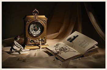 Still Life , still life, old, book, clock, arrangement HD wallpaper