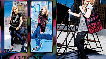 avril, style, pose, fashion, model HD wallpaper