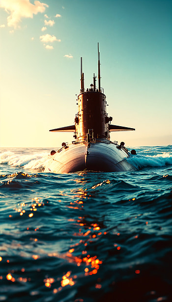 Ocean Submarine View – Dynamic , ocean, water, military HD phone wallpaper