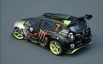 Dacia Duster Tuning Monster, tuning, duster, dacia, monster HD wallpaper