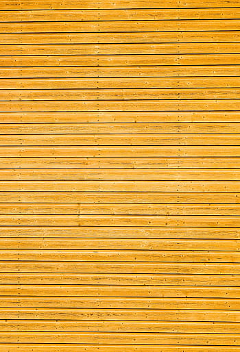 Close-up of yellow wooden plank wall with horizontal lines creating a classic texture. HD phone wallpaper