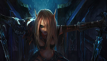fantasy elves | Fantasy Elf /Background 1920 x 1105 - Id: 159493 - Â· Death KnightBlood ... HD wallpaper