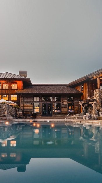 Swimming pool retreat, Vacation getaway, Urban oasis, Stunning nature views HD phone wallpaper