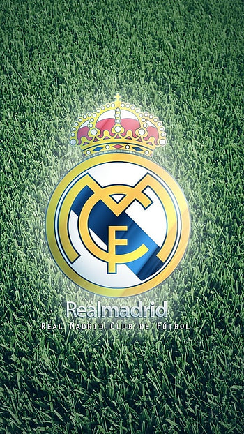 Real Madrid, Grass Background HD phone wallpaper