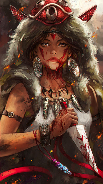 Princess Mononoke, Mononoke, Cartoon HD phone wallpaper