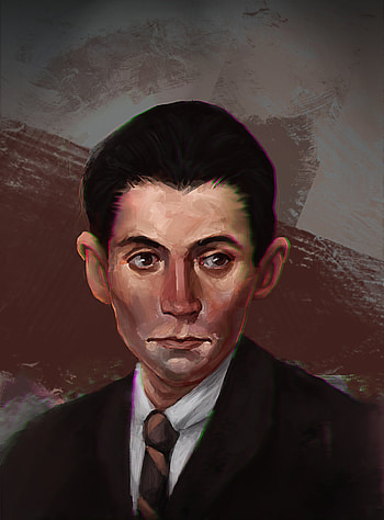 Franz Kafka, Artstation portrait, Restoration center, Yousuf Karsh HD phone wallpaper