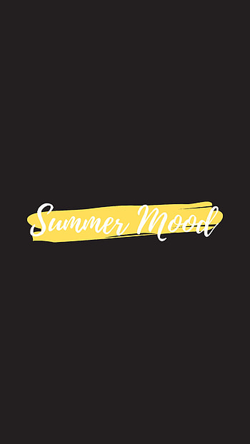Summer, Words, Inscription, Mood HD phone wallpaper
