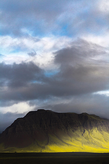 Nature, Sky, Mountain, Relief, Darkness HD phone wallpaper