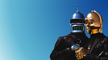 Daft Punk And C3PO, daft-punk, c3po HD wallpaper