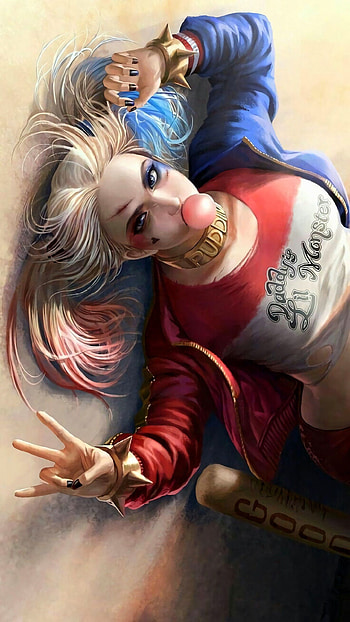 Harley Quinn, anime HD phone wallpaper