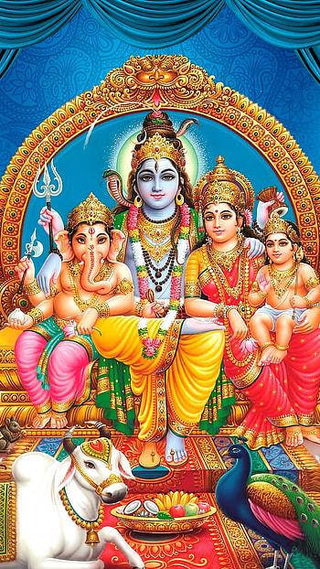 Sami , Lord Ganesha, Lord Kartikeya HD phone wallpaper